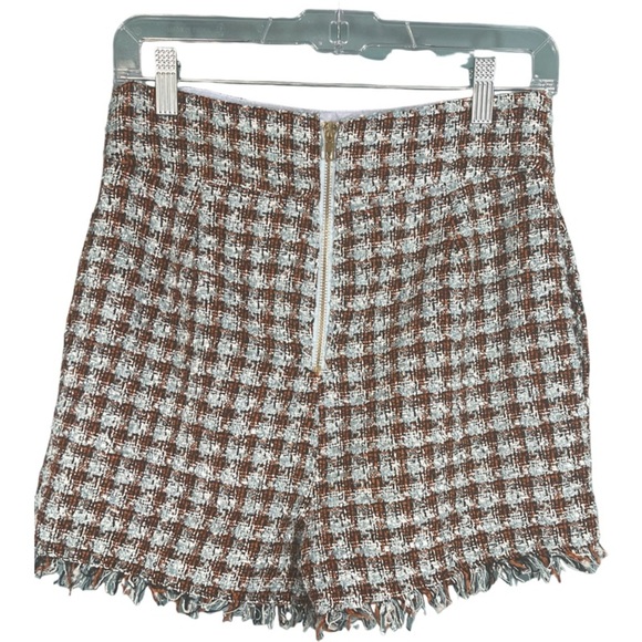 Walter Baker Cambridge Tweed Adrian High Waist Short Size 4 - Picture 4 of 7